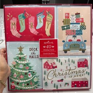 Hallmark Festive Holiday Card Collection - Red and Green